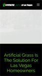 Mobile Screenshot of lasvegassyntheticlawns.com